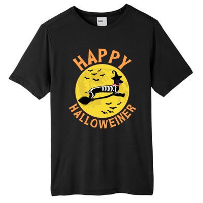 Funny Happy Halloweiner Dachshund Lover Tall Fusion ChromaSoft Performance T-Shirt