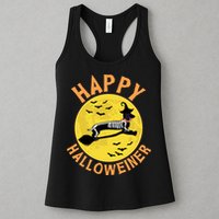 Funny Happy Halloweiner Dachshund Lover Womens Tank Top