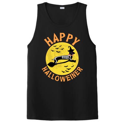 Funny Happy Halloweiner Dachshund Lover PosiCharge Competitor Tank