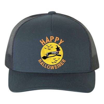 Funny Happy Halloweiner Dachshund Lover Yupoong Adult 5-Panel Trucker Hat