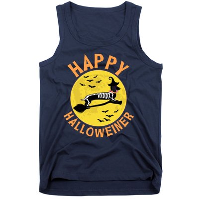 Funny Happy Halloweiner Dachshund Lover Tank Top