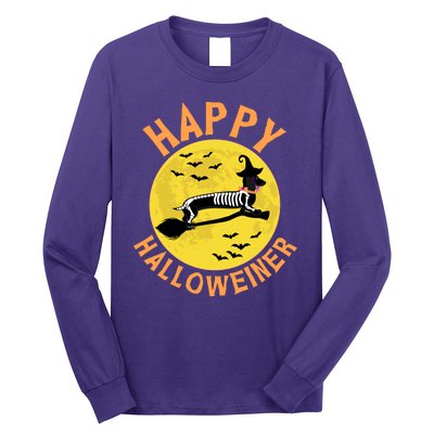 Funny Happy Halloweiner Dachshund Lover Long Sleeve Shirt