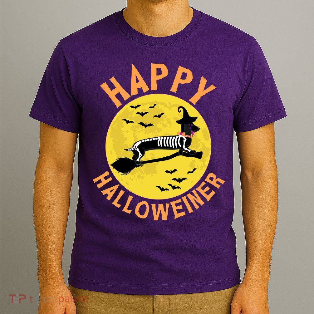 Funny Happy Halloweiner Dachshund Lover T-Shirt