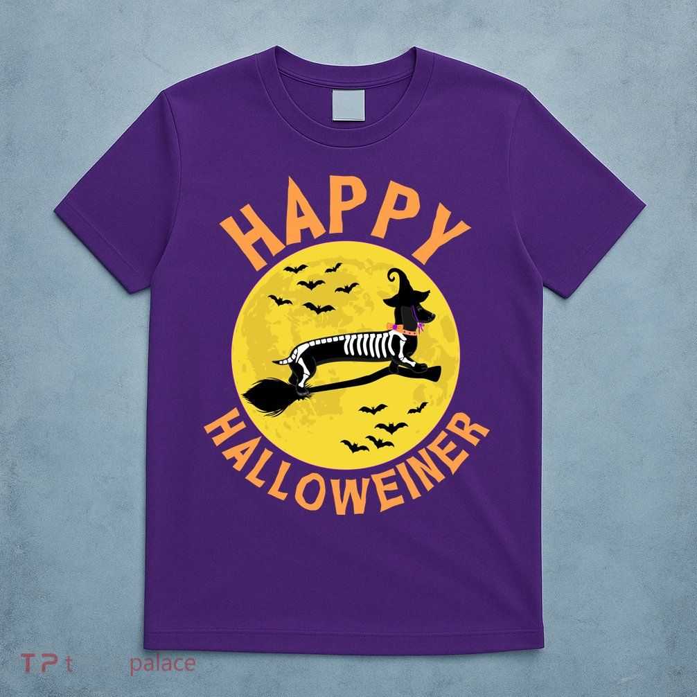 Funny Happy Halloweiner Dachshund Lover T-Shirt