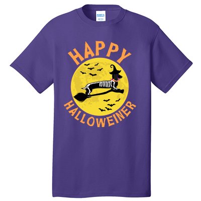 Funny Happy Halloweiner Dachshund Lover Tall T-Shirt