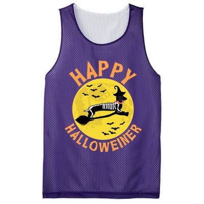 Funny Happy Halloweiner Dachshund Lover Mesh Reversible Basketball Jersey Tank