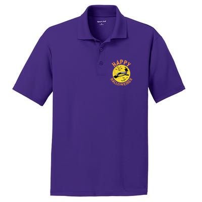 Funny Happy Halloweiner Dachshund Lover PosiCharge RacerMesh Polo