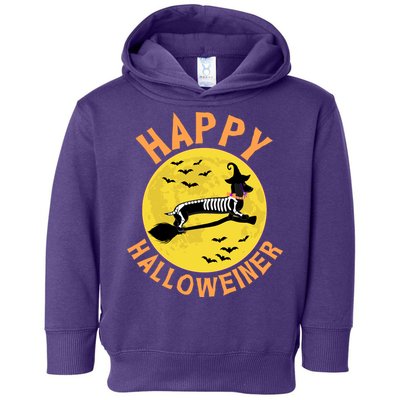 Funny Happy Halloweiner Dachshund Lover Toddler Hoodie