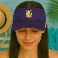 Funny Happy Halloweiner Dachshund Lover Visor