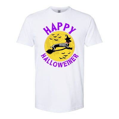 Funny Happy Halloweiner Dachshund Lover Softstyle CVC T-Shirt