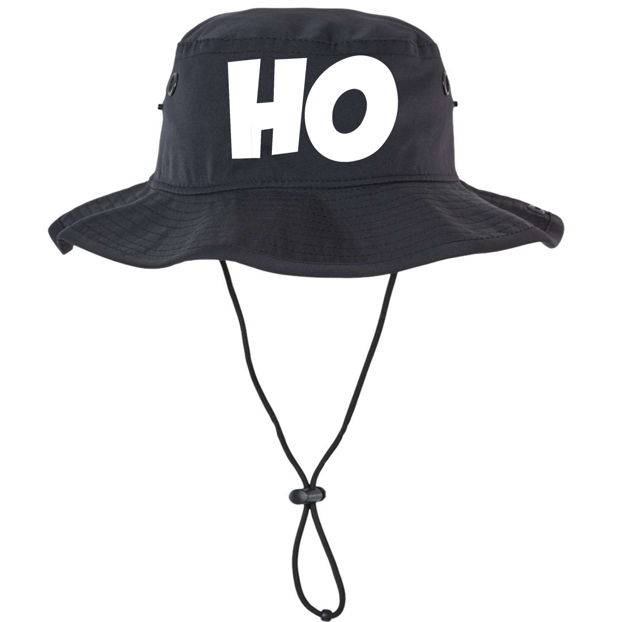 Funny Ho Ho Ho Christmas Matching Holidays Xmas Gift Bucket Hat