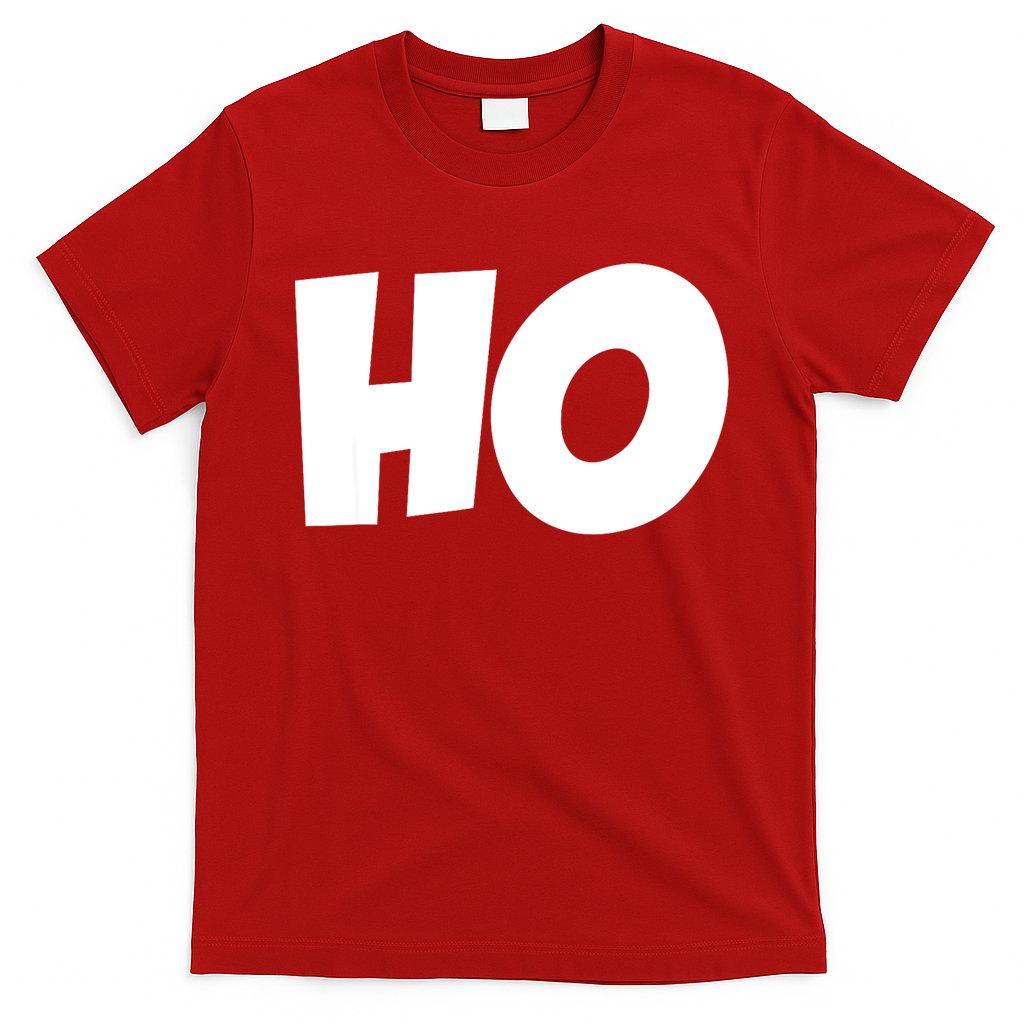 Funny Ho Ho Ho Christmas Matching Holidays Xmas Gift T-Shirt