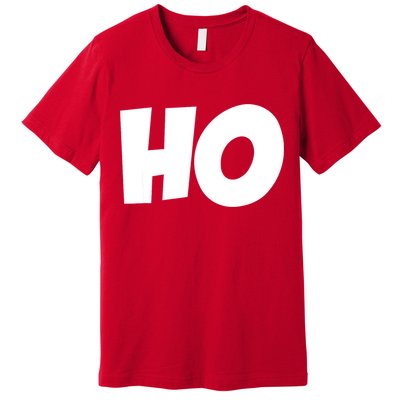 Funny Ho Ho Ho Christmas Matching Holidays Xmas Gift Premium T-Shirt