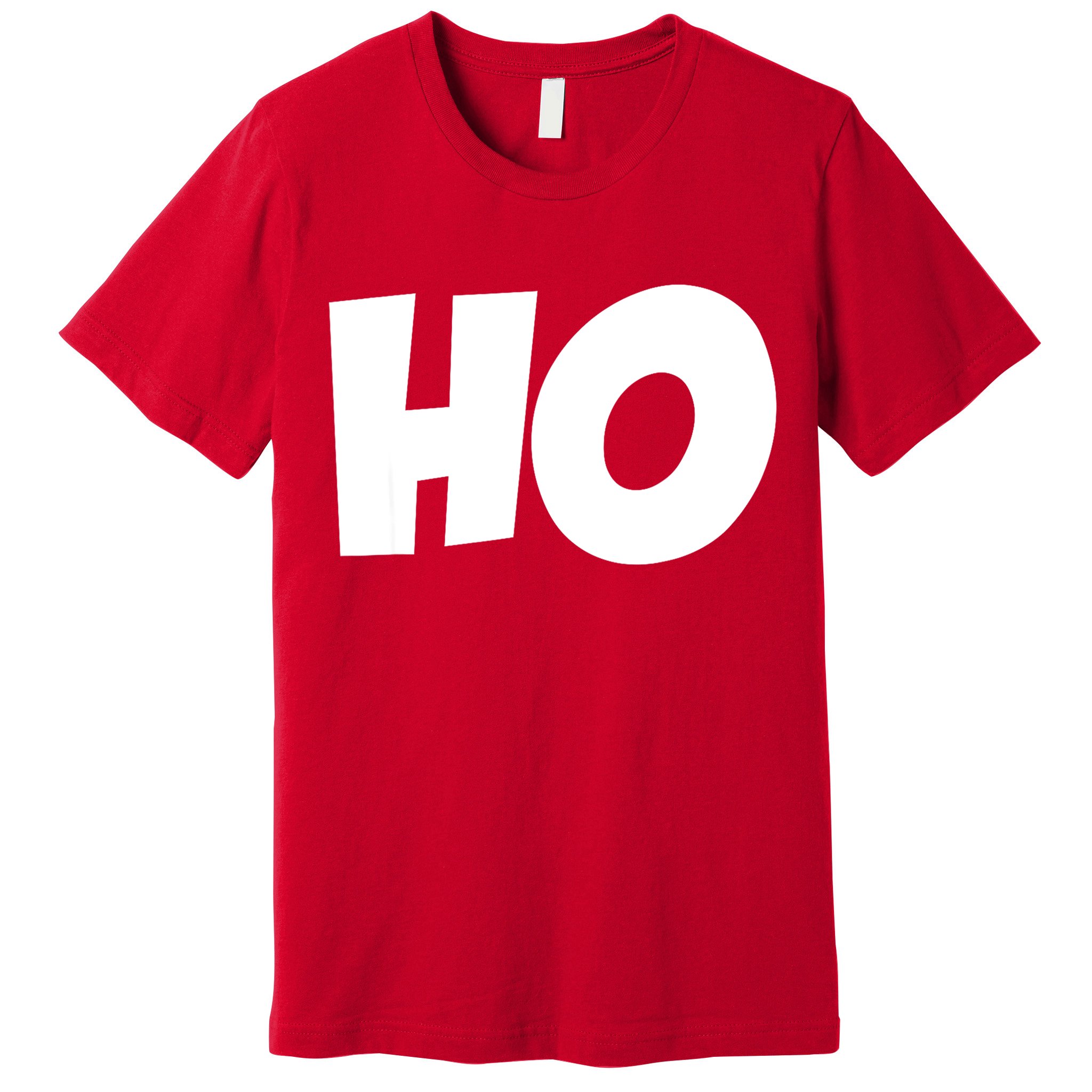 Funny Ho Ho Ho Christmas Matching Holidays Xmas Gift Premium T-Shirt