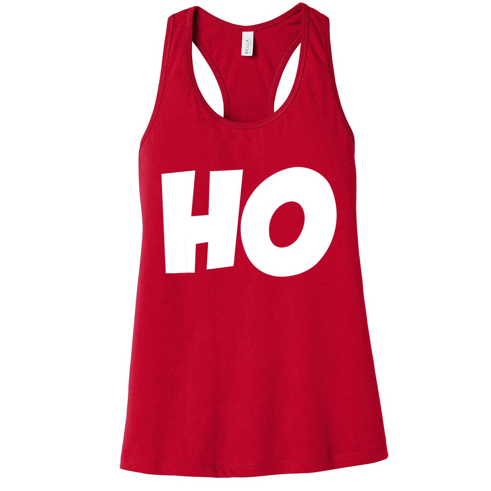 Funny Ho Ho Ho Christmas Matching Holidays Xmas Gift Womens Tank Top