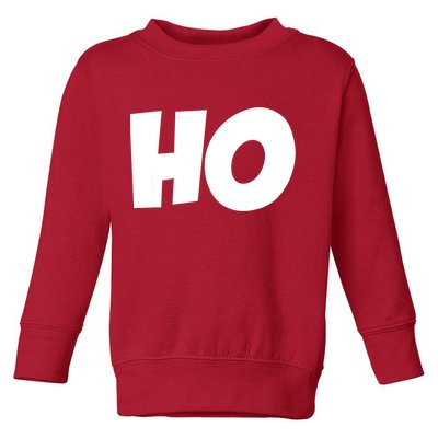 Funny Ho Ho Ho Christmas Matching Holidays Xmas Gift Toddler Sweatshirt