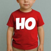 Funny Ho Ho Ho Christmas Matching Holidays Xmas Gift Toddler T-Shirt