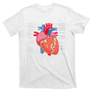 Funny Human Heart Anatomy Anatomical Heart T-Shirt