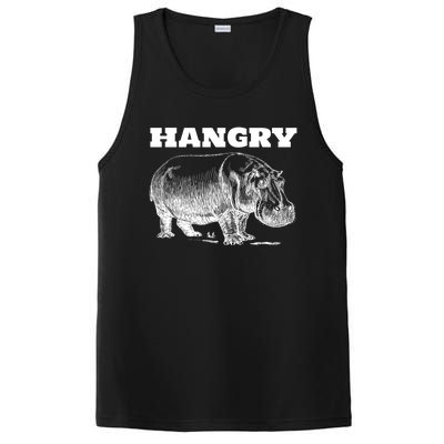 Funny Hangry Hippo For Hungry Hippopotamus Lovers Novelty Gift PosiCharge Competitor Tank