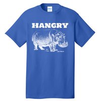 Funny Hangry Hippo For Hungry Hippopotamus Lovers Novelty Gift Tall T-Shirt