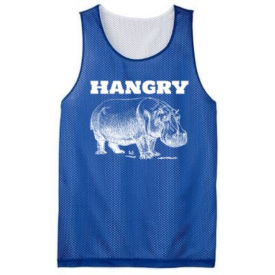 Funny Hangry Hippo For Hungry Hippopotamus Lovers Novelty Gift Mesh Reversible Basketball Jersey Tank