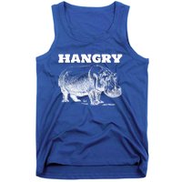 Funny Hangry Hippo For Hungry Hippopotamus Lovers Novelty Gift Tank Top