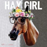 Floral Horse Horseback Riding Equestrian Farm Gift Flatbill Hat
