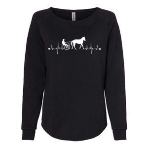 Funny Harness Horse Racing Gift Fo Men Women Horse Racer Fan Great Gift Womens California Wash Sweatshirt