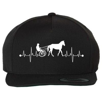 Funny Harness Horse Racing Gift Fo Men Women Horse Racer Fan Great Gift Wool Snapback Cap