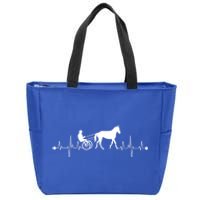 Funny Harness Horse Racing Gift Fo Men Women Horse Racer Fan Great Gift Zip Tote Bag