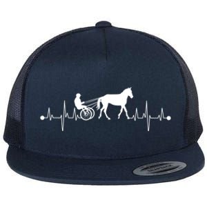 Funny Harness Horse Racing Gift Fo Men Women Horse Racer Fan Great Gift Flat Bill Trucker Hat