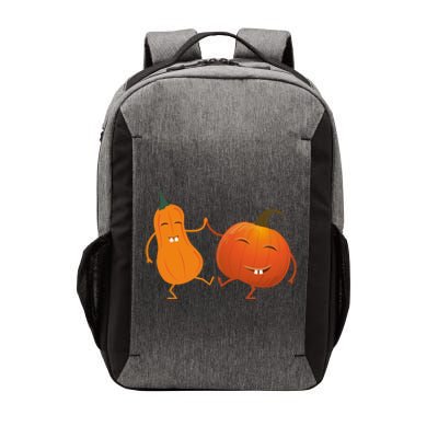 Funny Happy Halloween Dancing Squash And Pumpkin Gift Vector Backpack