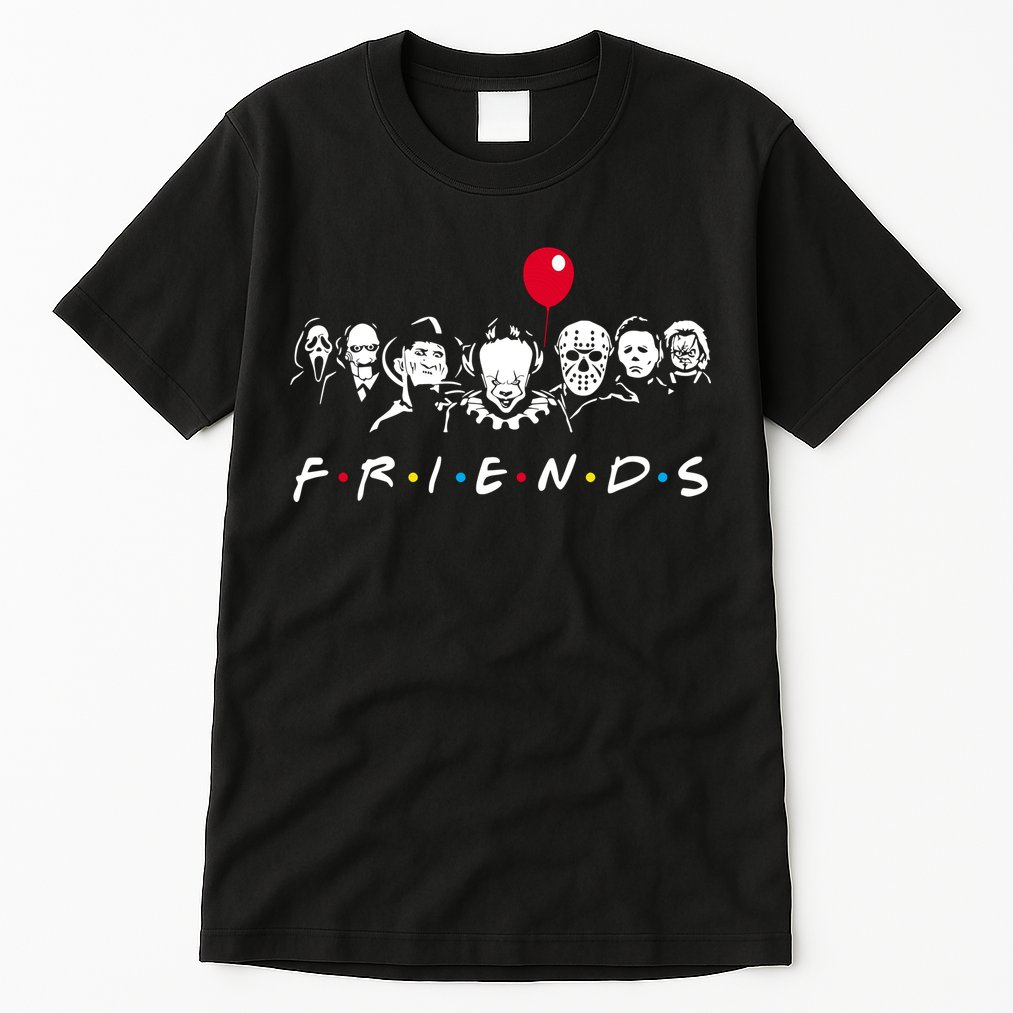 Friends Halloween Horror Tall T-Shirt
