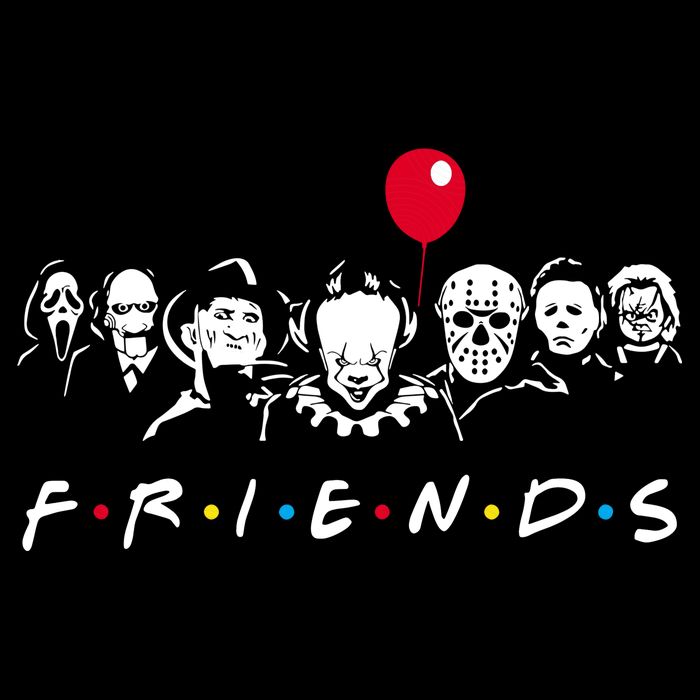Friends Halloween Horror Tall T-Shirt