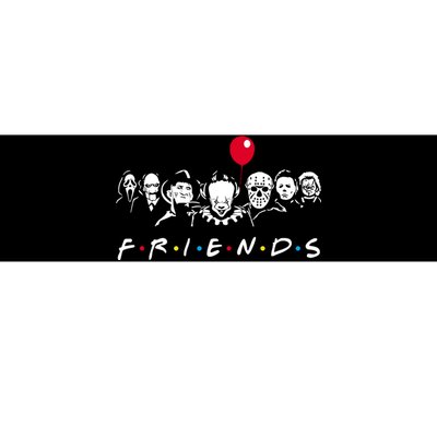 Friends Halloween Horror Bumper Sticker