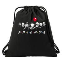 Friends Halloween Horror Drawstring Bag