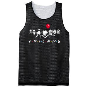 Friends Halloween Horror Mesh Reversible Basketball Jersey Tank