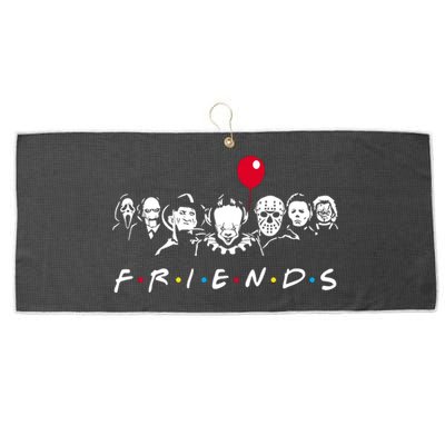 Friends Halloween Horror Large Microfiber Waffle Golf Towel