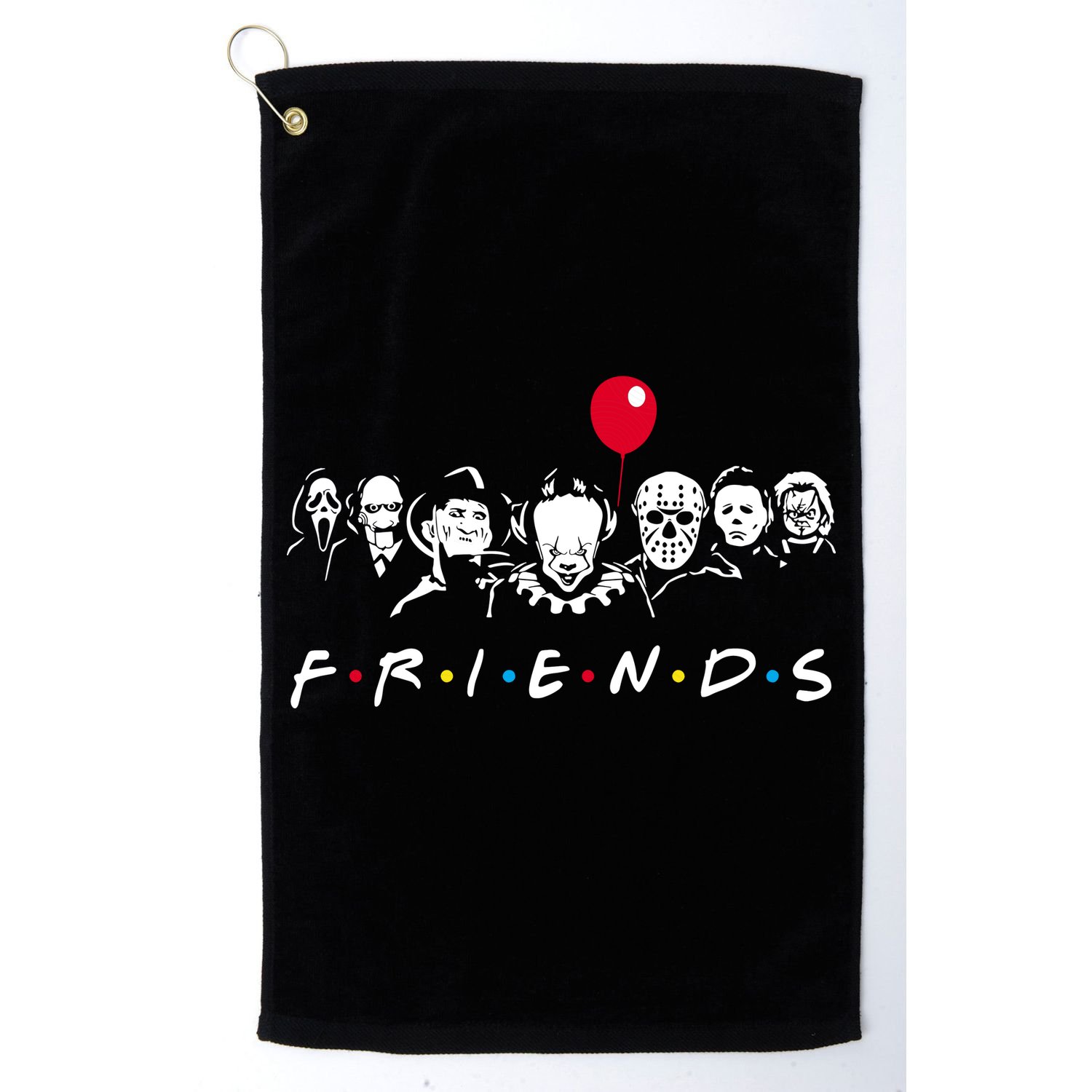 Friends Halloween Horror Golf Towel