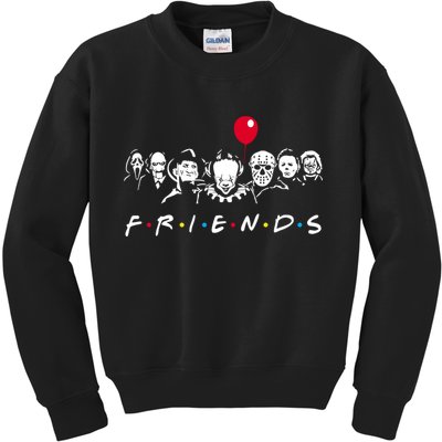 Friends Halloween Horror Kids Sweatshirt