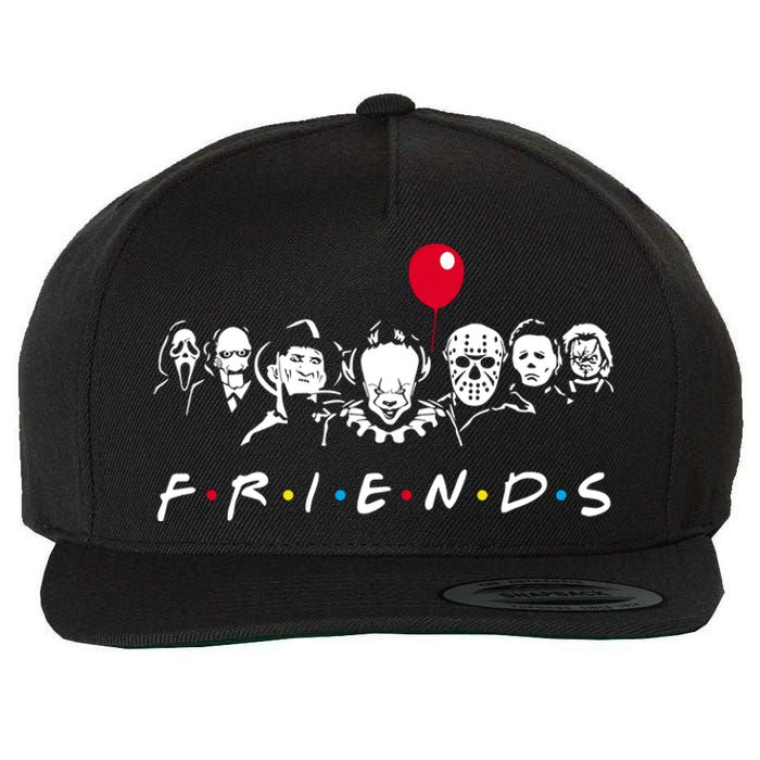 Friends Halloween Horror Wool Snapback Cap