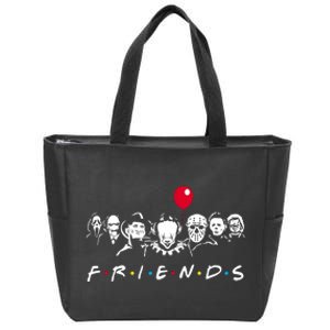 Friends Halloween Horror Zip Tote Bag