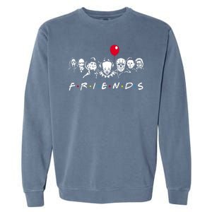 Friends Halloween Horror Garment-Dyed Sweatshirt