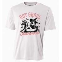 Funny Halloween Hot Ghoul Summer Summerween Cooling Performance Crew T-Shirt