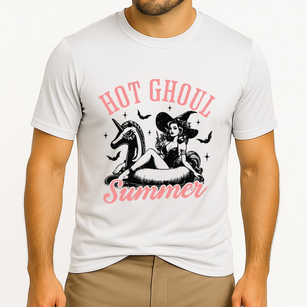 Funny Halloween Hot Ghoul Summer Summerween Cooling Performance Crew T-Shirt