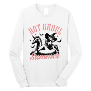 Funny Halloween Hot Ghoul Summer Summerween Long Sleeve Shirt