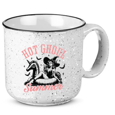 Funny Halloween Hot Ghoul Summer Summerween 15oz Campfire Ceramic Mug
