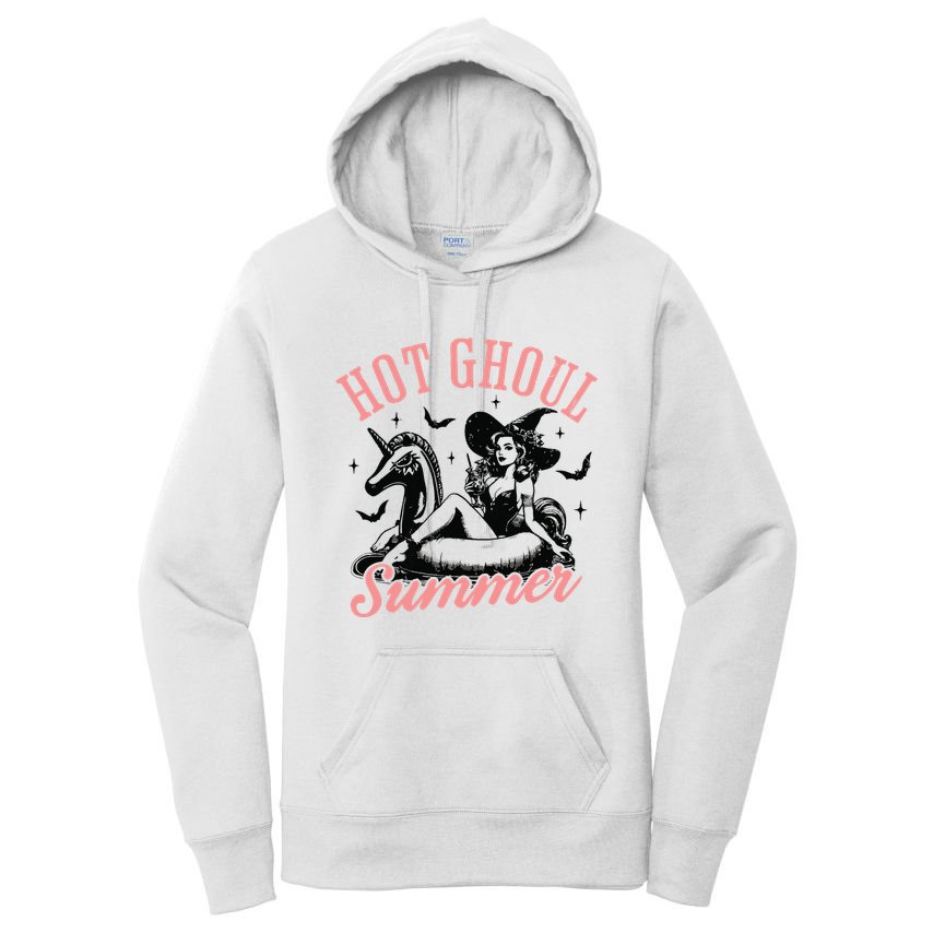Funny Halloween Hot Ghoul Summer Summerween Women's Pullover Hoodie