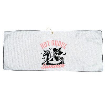 Funny Halloween Hot Ghoul Summer Summerween Large Microfiber Waffle Golf Towel