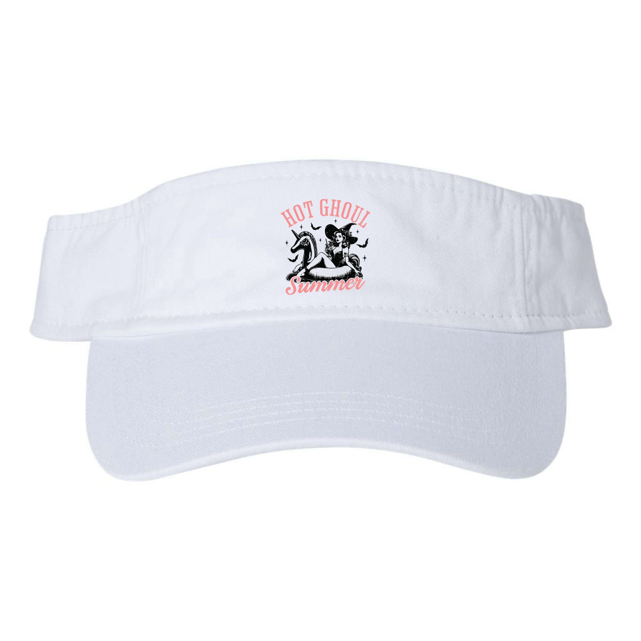 Funny Halloween Hot Ghoul Summer Summerween Visor